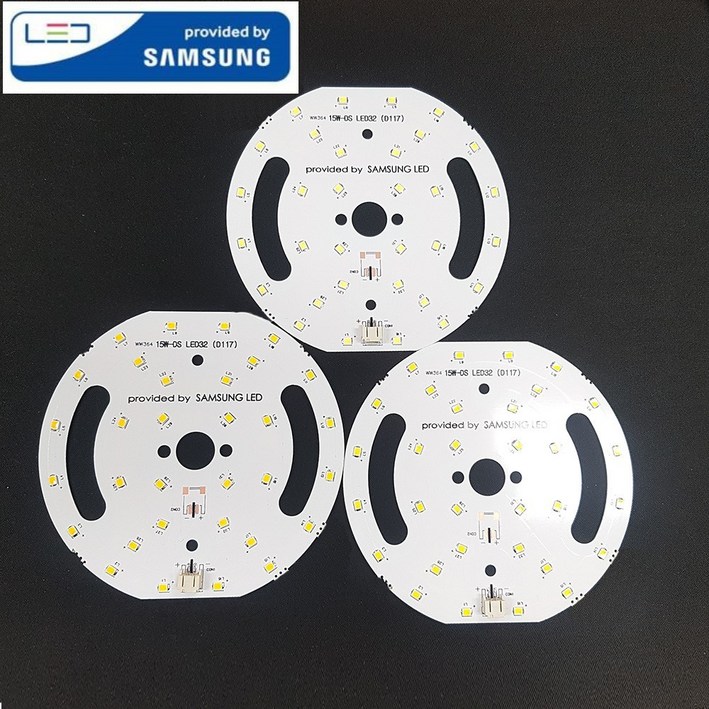 원탑 LED 원형 모듈 15W 삼성칩 PCB 기판 센서등 직부등 매입등 6인치 리폼 교체용 원탑 LED 원형 모듈 15W 삼성칩 PCB 기판 센서등 직부등 매입등 6인치 리폼 교체용