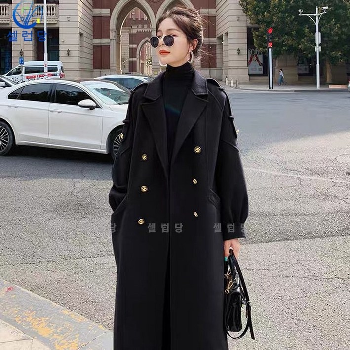 셀럽당 여 모직 코트