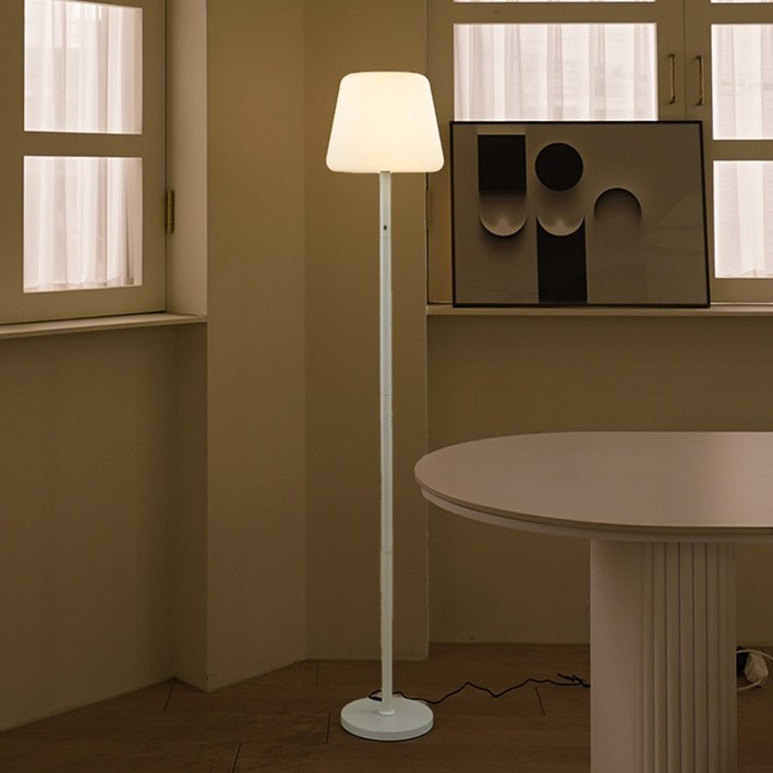 톡톡 LED 플로어 터치 장스탠드 3색전환 밝기조절, 톡톡 LED 터치 장스탠드