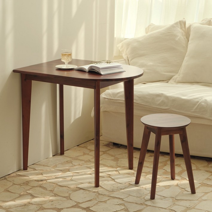 이노센트 씬 원목 반원 식탁 테이블 i104685