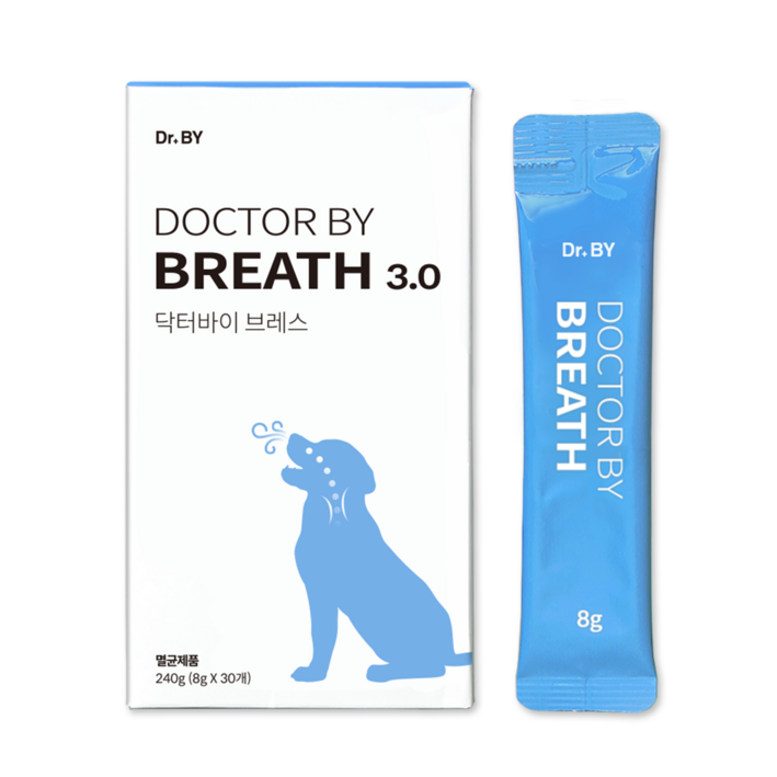 닥터바이 브레스 강아지 기관지 영양제 호흡기 켁켁거림 기침 보조제