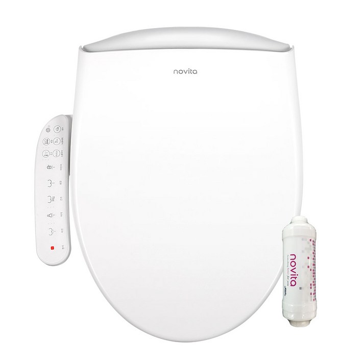 [노비타] 쾌정 건조 키즈 완전방수 IPX5 탈취가능 풀스테인레스노즐 비데 BD-N441H, BD-N441H_택배, 단순배송상품