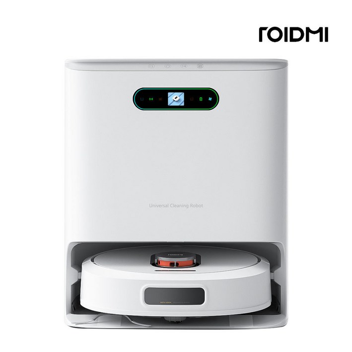 로이드미 EVA 올인원 로봇청소기 자동 먼지모음, 걸레세척, 건조 한번에