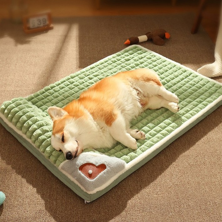 펫리치 강아지 쿠션 방석 매트 침대, 강아지쿠션 L, 1개