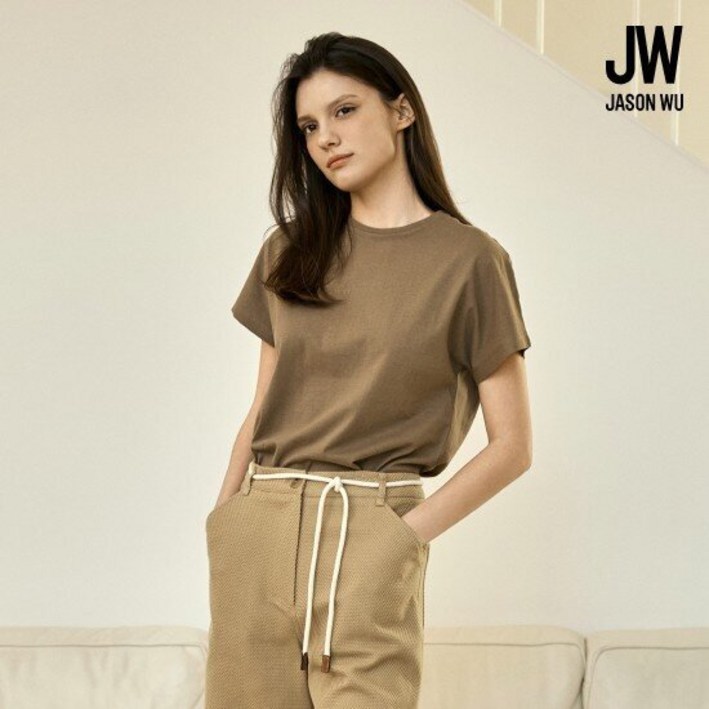 제이슨우 25SS 에센셜 코튼100% 실켓 티블라우스 6종