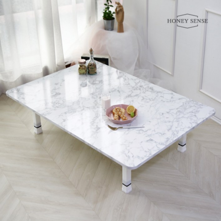 허니센스 국산 6인용 8인용 접이식 밥상 집들이 손님 상 테이블 높이조절 1200x800