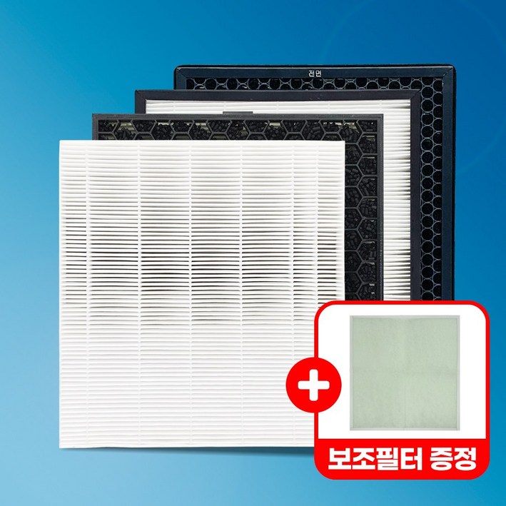 에어필텍 삼성 CFX-G100D C100D 공기청정기 호환 필터 블루스카이3000 6000 7000, 고급형+부직포필터1매, 1개