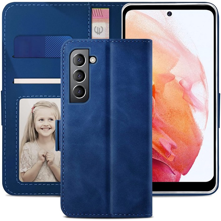 삼성 갤럭시 S22 플러스 울트라 5G 지갑형 카드수납 다이어리 휴대폰리 케이스 S22 plus ultra Leather wallet case 적용지문인식 보호필름 증정 풀세트