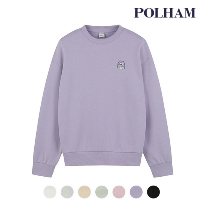 매장정품 폴햄 POLHAM [폴햄] 여성 코숏 소프트테리 맨투맨 티셔츠_PHE1TR2020 1685008