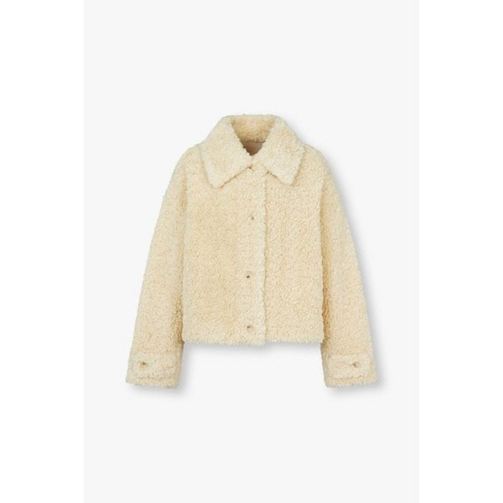 VOV 신세틱 퍼 플리스 카라 자켓 7124475500106DH2440355