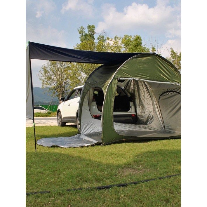 SUV 도킹 텐트 카크닉 타프쉘 도킹 꼬리 카 차박용