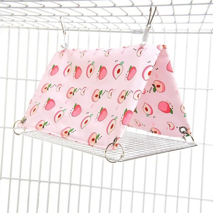 철망 앵무새 둥지 여름 통기성 바닥망 텐트 시원한 모란 가죽 검은 봉황 수면 삼각형 해먹 새