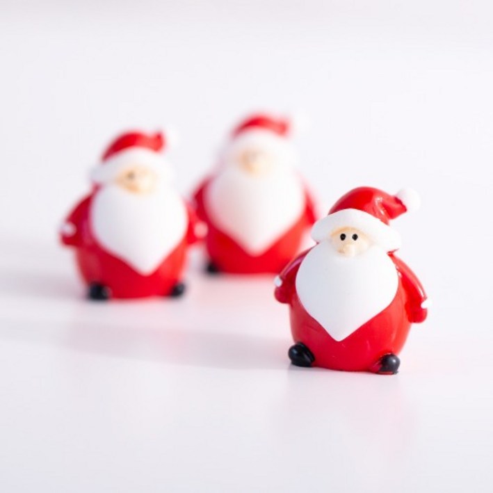 미니어처 산타 3P 세트, 산타&곰돌이 3개