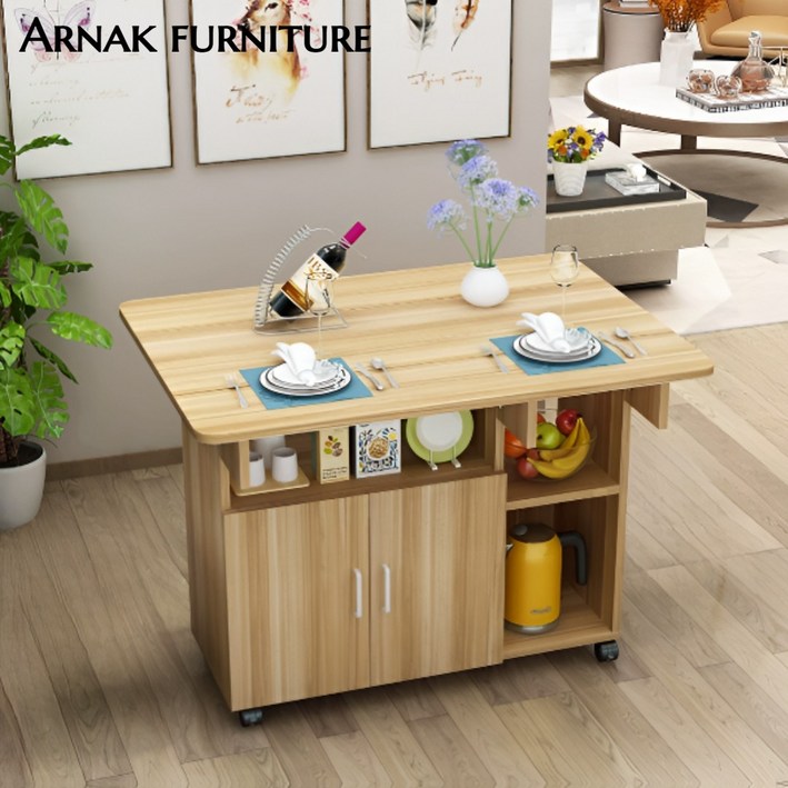 아르나크 원목 4인용식탁 월넛 테이블 의자 세트