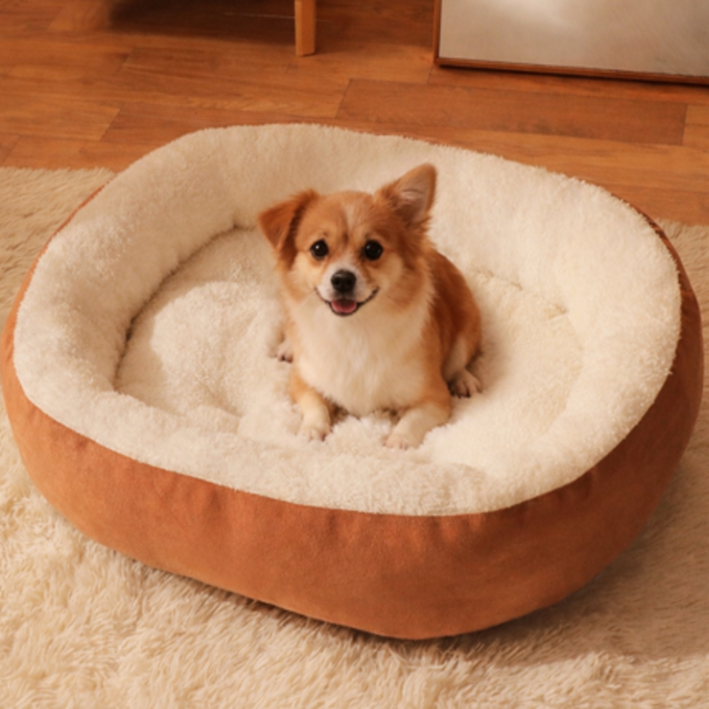 멍담 강아지 도넛 쿠션 방석 푹신한 논슬립 꿀잠