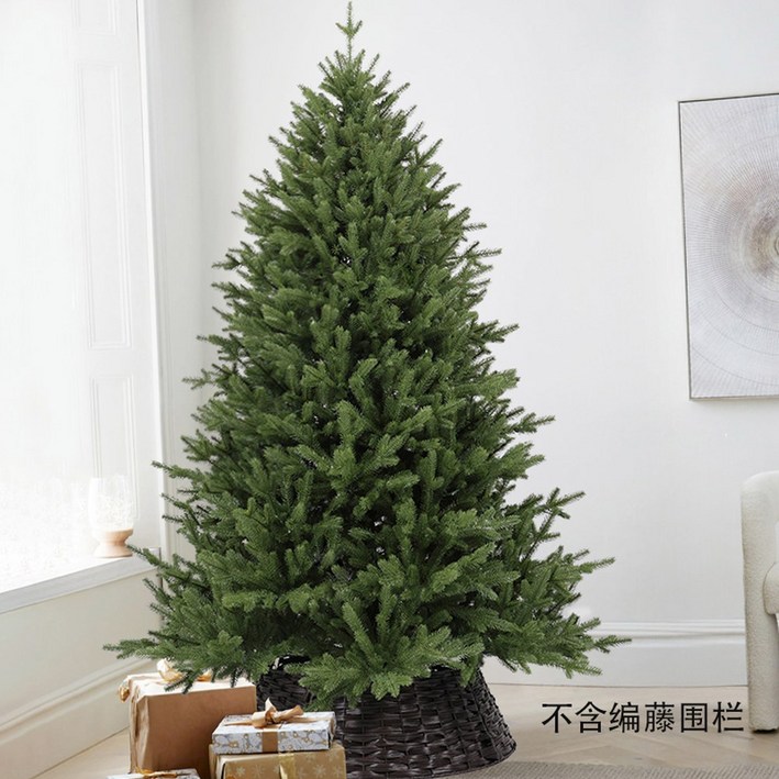 100%PE 친환경 크리스마스트리 무장식트리 거실 150CM-300CM 장식 가게 카페 크리스마스장식 홈파티