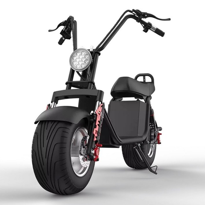 전기 전동 스쿠터 오토바이 2륜 자전거 리튬 배터리, 40km 1500W 60V 배터리 분리 가능 - 쇼핑앤샵