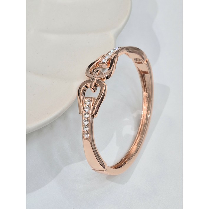 레몬트리133인연 큐빅레이어드 오픈형 패션 여성팔찌*기프틉박스