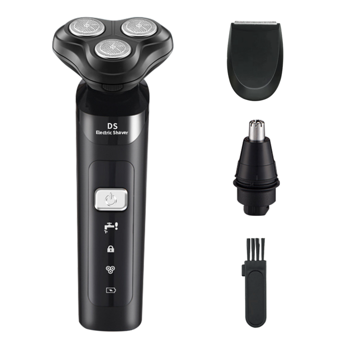 DS 남자 전기 면도기 생활방수 전동 면도기, black