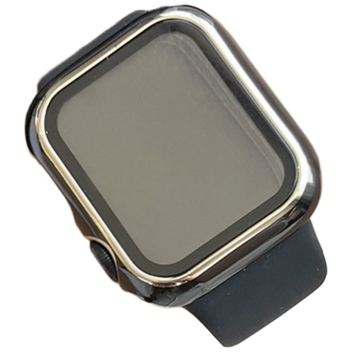 헤브온 애플워치 호환 풀커버 라인 하드 액정보호 하드 케이스