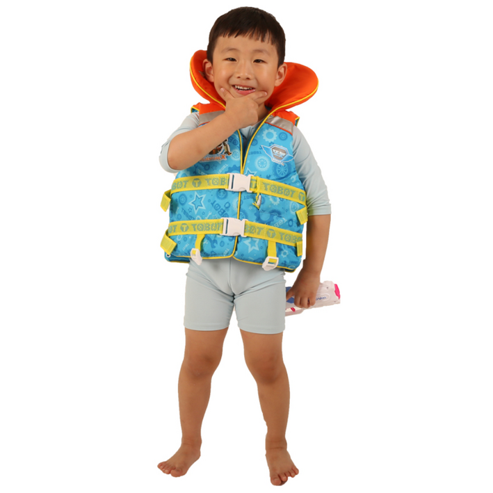 또봇 캐릭터 어린이 유아 구명조끼 초등 아동 구명조끼, 또봇 구명조끼, 1개