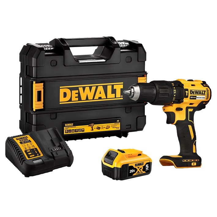 디월트 브러쉬리스 햄머 드릴 드라이버 DCD7781  충전기  배터리  케이스