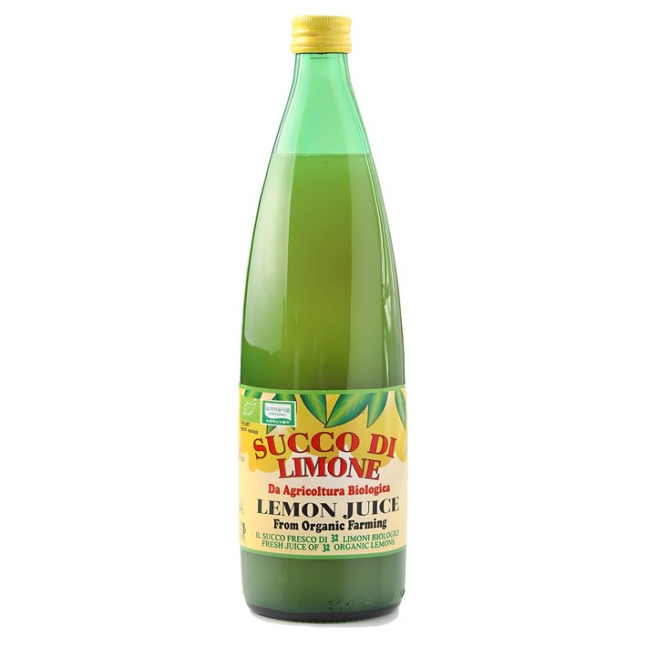 유로푸드 유기농 레몬주스, 1L, 1개