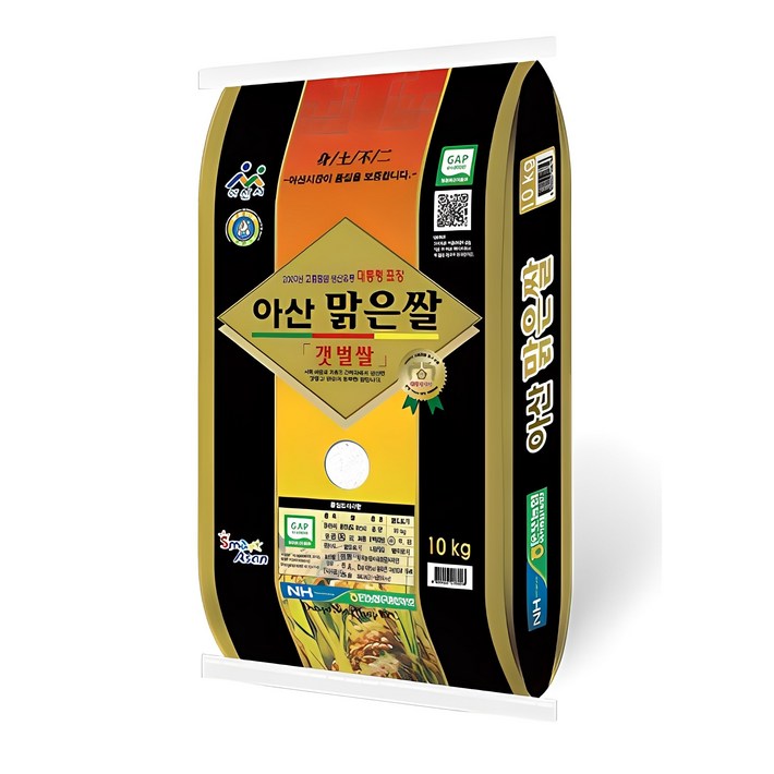농협 2024년산 햅쌀 GAP 인증 아산 맑은쌀 특등급 농협 2024년산 햅쌀 GAP 인증 아산 맑은쌀 특등급