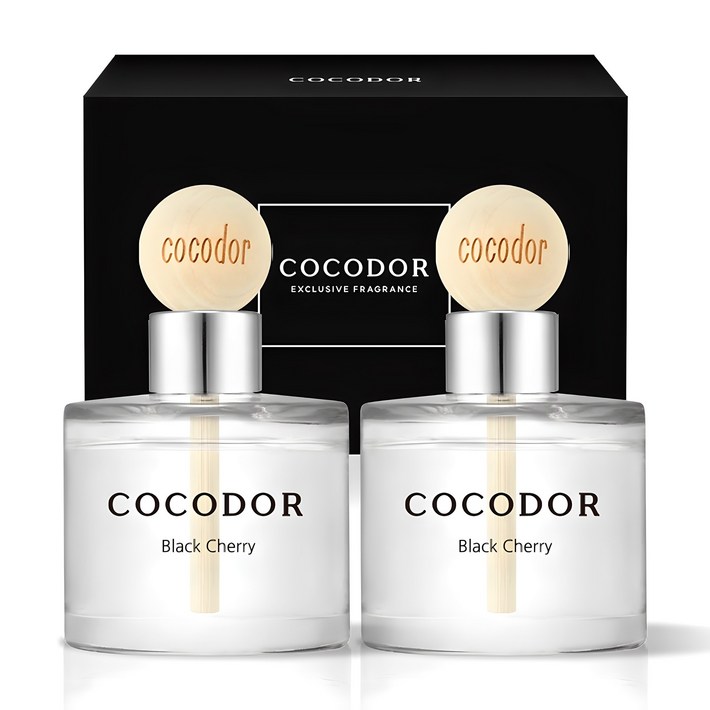 코코도르 퍼퓸 미니 우드볼 차량용 디퓨저 50ml 2p 세트