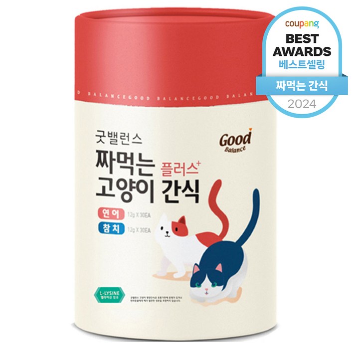 굿밸런스 고양이 짜먹는 간식 플러스 60p, 혼합맛(연어/참치), 720g, 1개