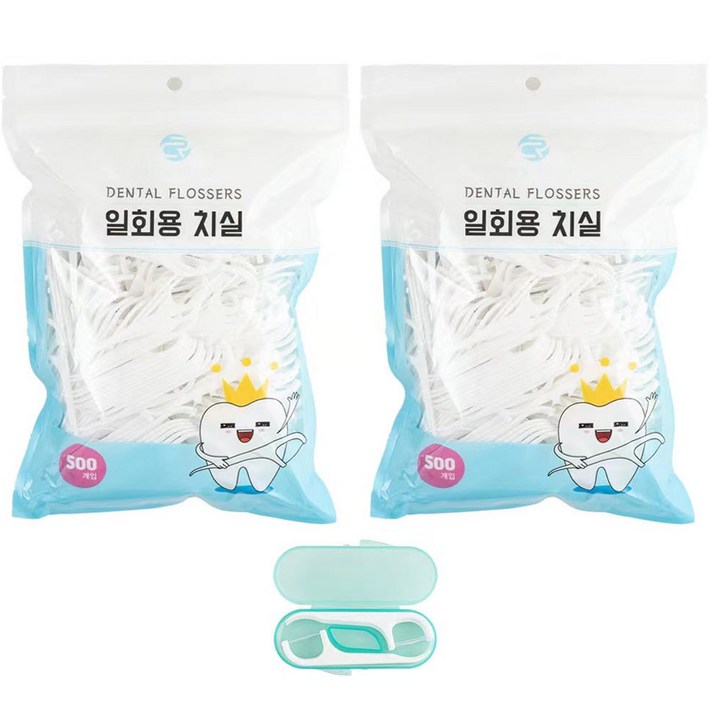 로얄클라쓰 교정 일회용 치간 치실 1010p  케이스, 1개, 1000개