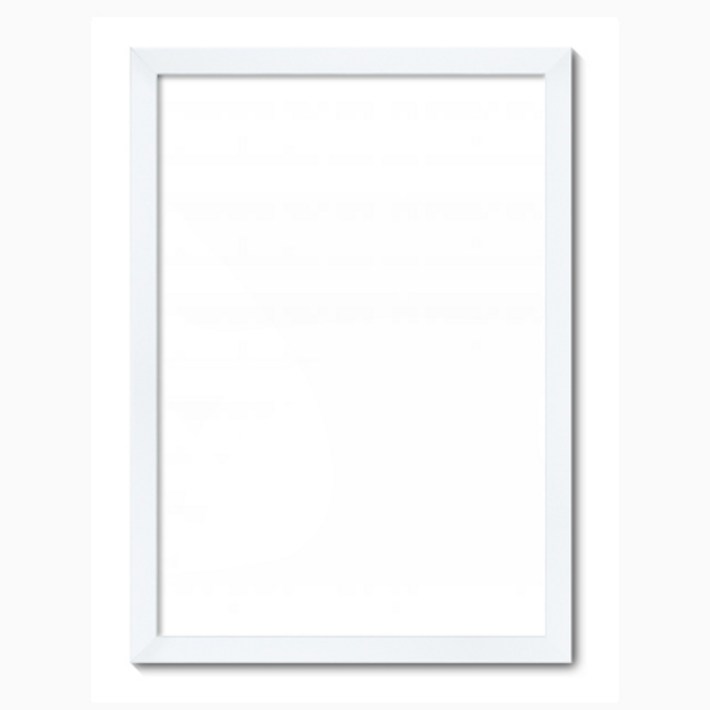 우드 액자, 화이트, 1개