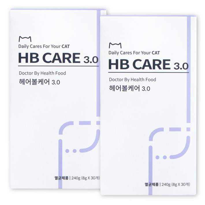 닥터바이 고양이 헤어볼 소화 건강 츄르 240g, 2세트