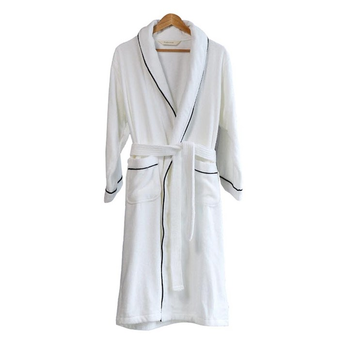 모던하우스 라피니라 파이핑 바스로브 M, 아이보리, 1개