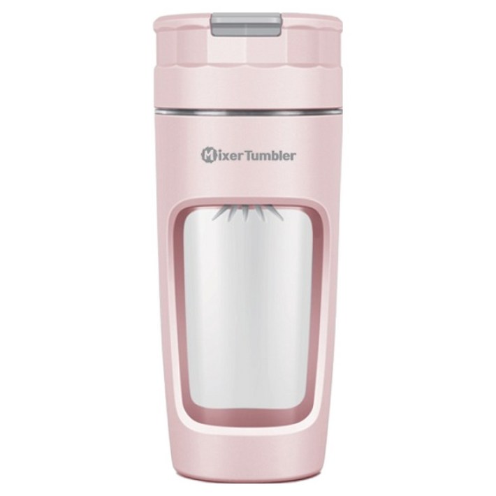유아이 대용량 무선 믹서 텀블러 600ml MM60010, 베이비핑크, MM60010베이비핑크