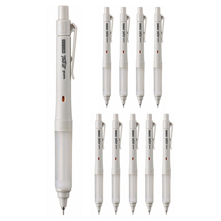 유니 알파겔 스위치샤프 M51009 그레이, 10개, 0.5mm