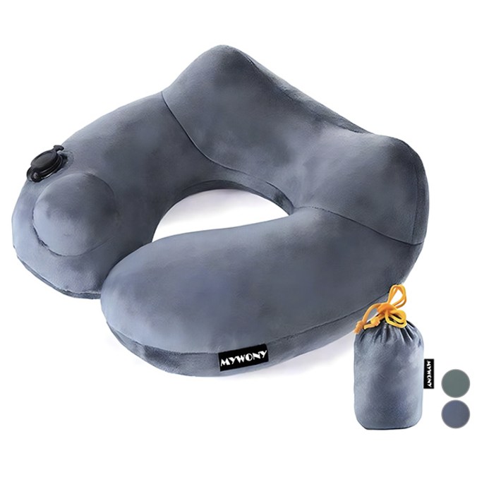 마이워니 비행기 여행용 에어 목베개 목쿠션