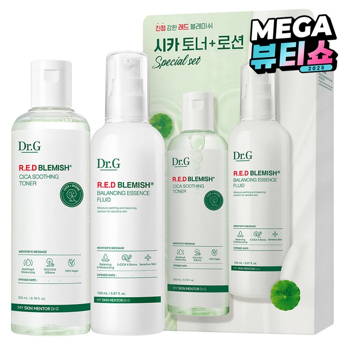 닥터지 레드 블레미쉬 시카 토너 200ml  로션 150ml 세트