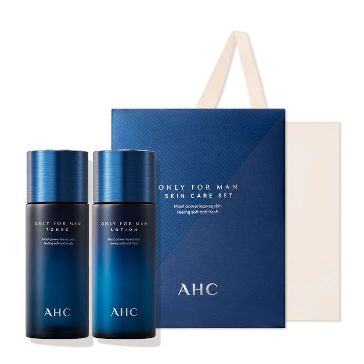 AHC 온리포맨 스킨케어 2종 쇼핑백 세트