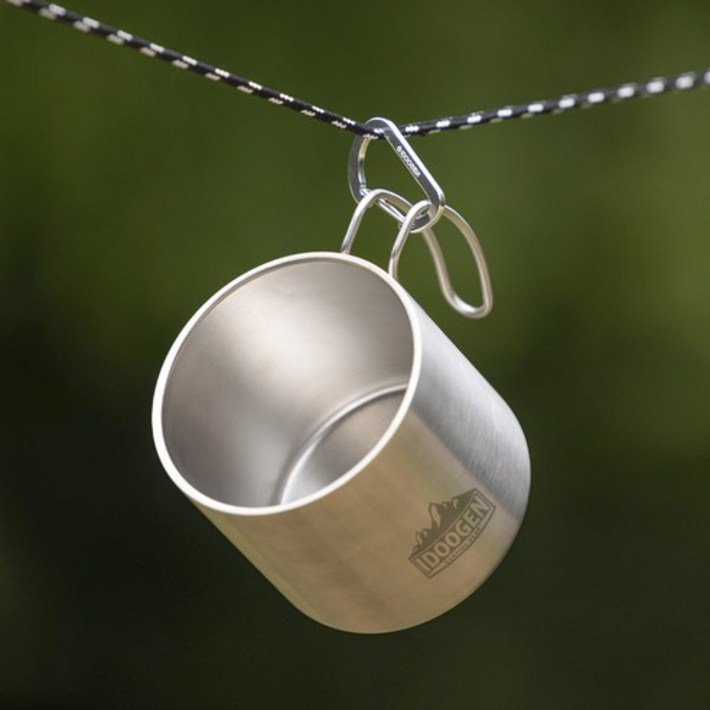 아이두젠 스테인리스 캠핑 머그 컵 세븐스텐 고리형, 혼합색상, 1개