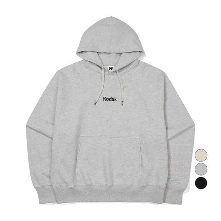 코닥어패럴 남녀공용 에센셜 코다럭스 후드티셔츠