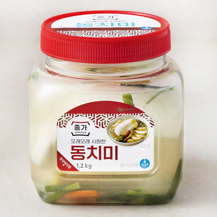 종가집 오래오래 시원한 동치미, 1.2kg, 1개 종가집 오래오래 시원한 동치미, 1.2kg, 1개