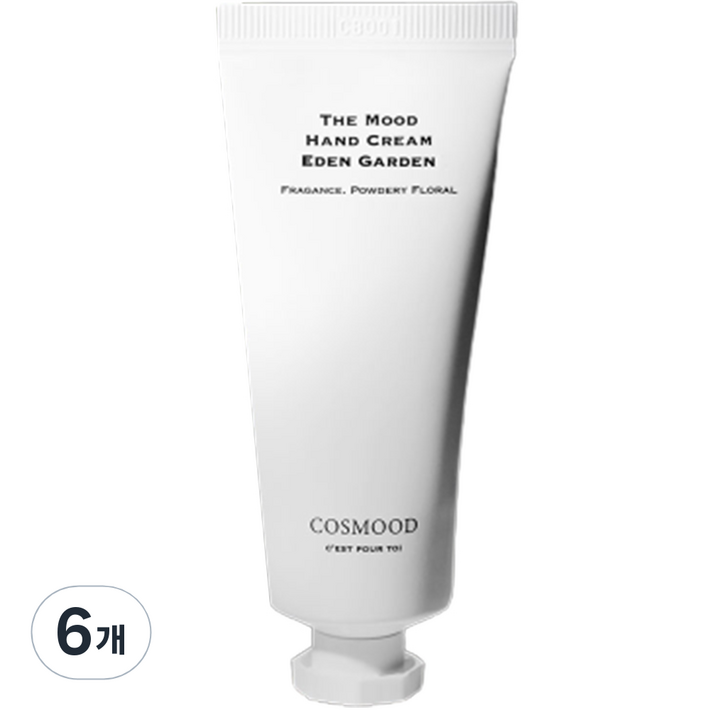 코스무드 더 무드 핸드크림 에덴가든, 40ml, 6개