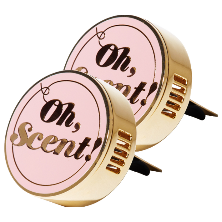 오센트 차량용 방향제 본품 핑크, 2개, 러브