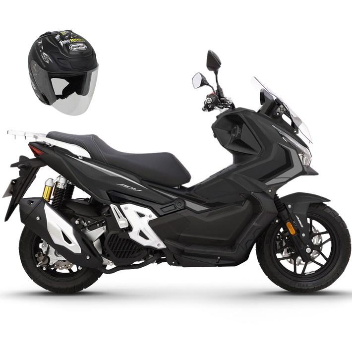 한솜 모터스 어드벤처 스쿠터  오픈페이스 헬멧 방문설치