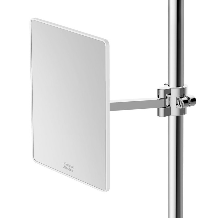 아메리칸스탠다드 레인샤워 파이프  슬라이드바 설치형 사각 면도경 FH1046, 1개, 1세트