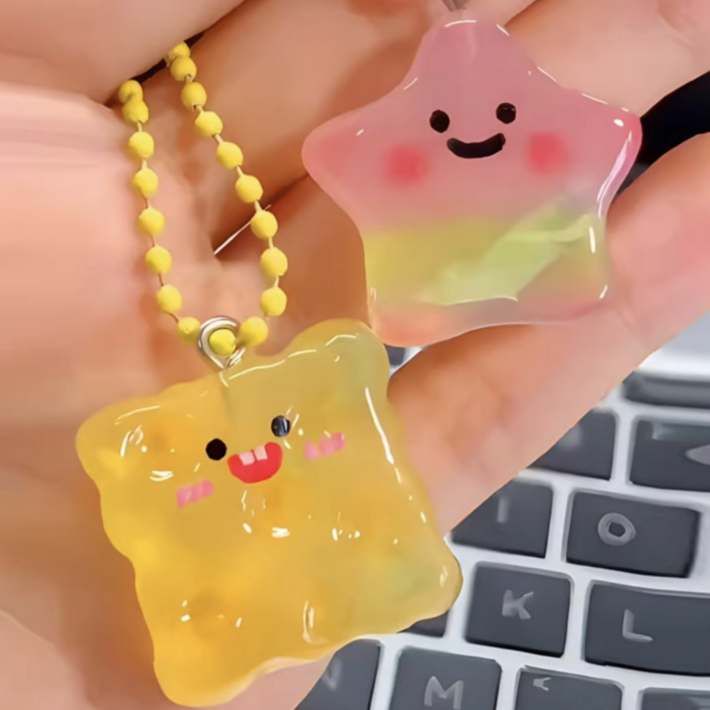 말랑플라투명 물라스틱 물에 녹는 플라스틱 폴리모프 키링 만들기 미술 재료 놀이 클레이 점토 KC인증