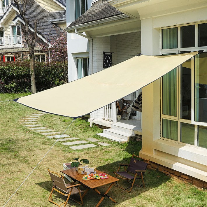 옥상 썬쉐이드 테라스 그늘막 천막 차광막 카페 천막 사각형