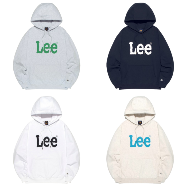 국내매장판 리 LEE 상의빅 트위치 로고 후드 티셔츠 색상 4종