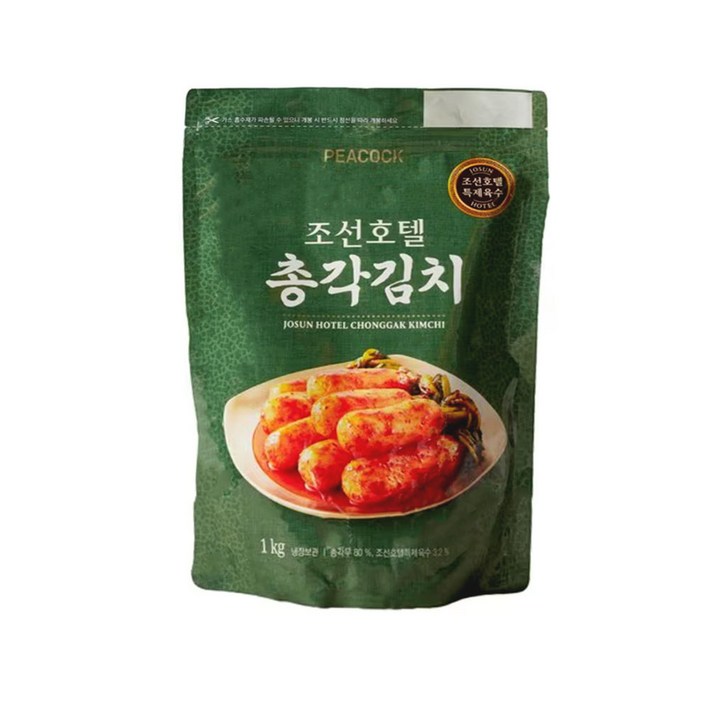 피코크 조선호텔 총각김치 1.5kg X 2/ 총3kg